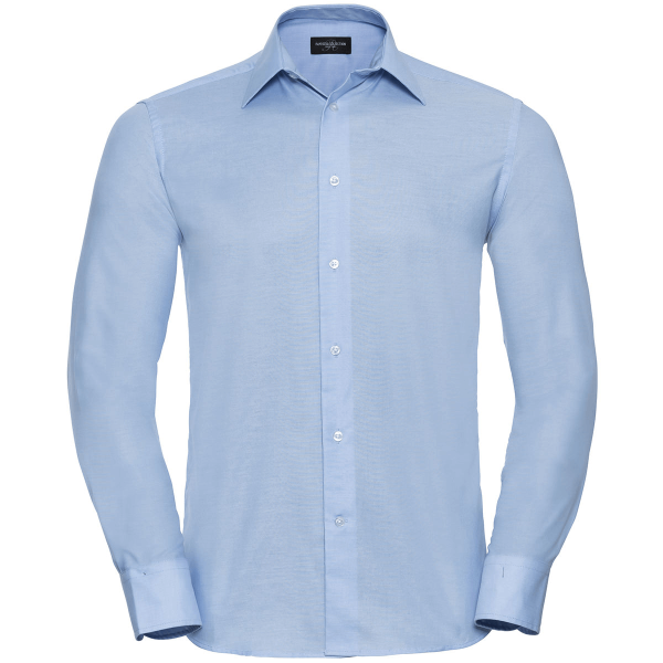 Tailliertes Oxford Hemd – Langarm