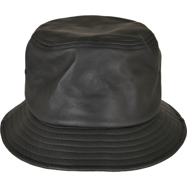 Imitation Leather Bucket Hat