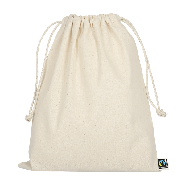 Texxilla Zuziehbeutel aus Fairtrade-Baumwolle, 25 x 30 cm