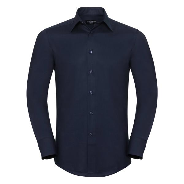 Tailliertes Oxford Hemd – Langarm