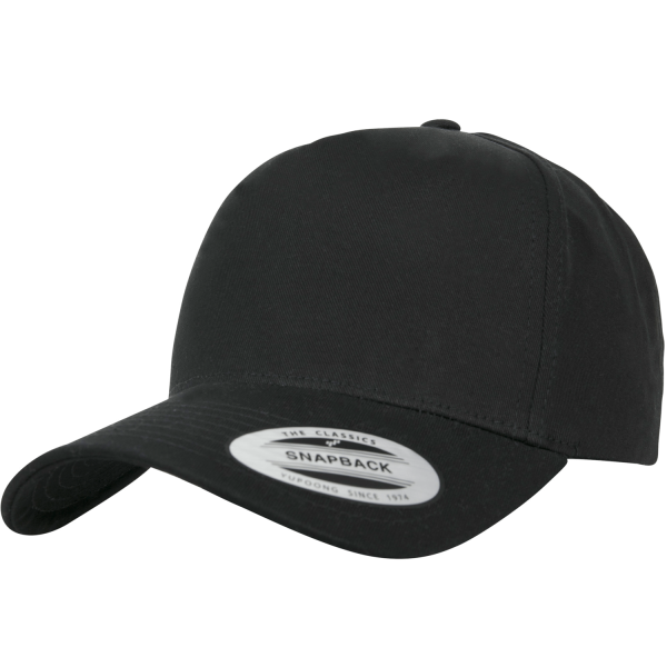 5-Panel Curved Classic Snapback Cap