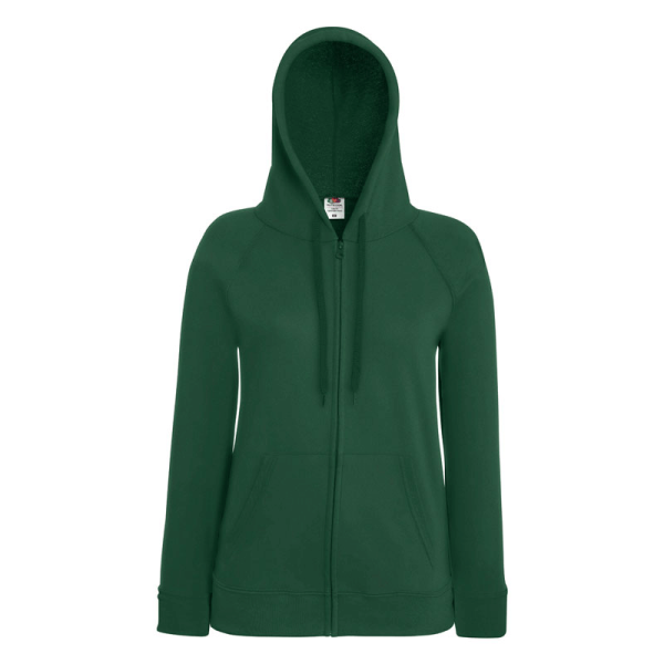 Lightweight Hooded Sweat Jacket Lady-Fit