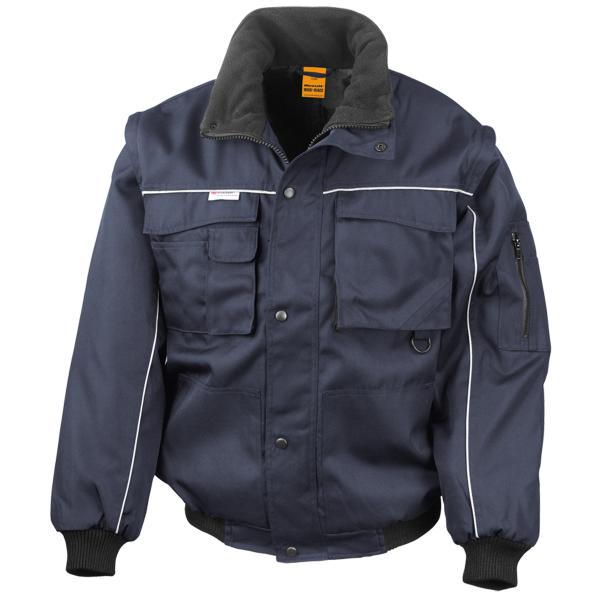 Arbeitsjacke mit abnehmbaren Ärmeln