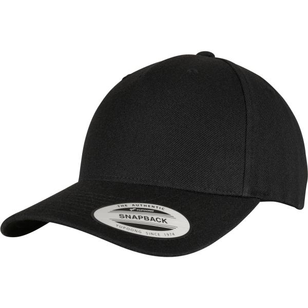 YP Classics 5-Panel Premium Curved Visor Snapback Cap