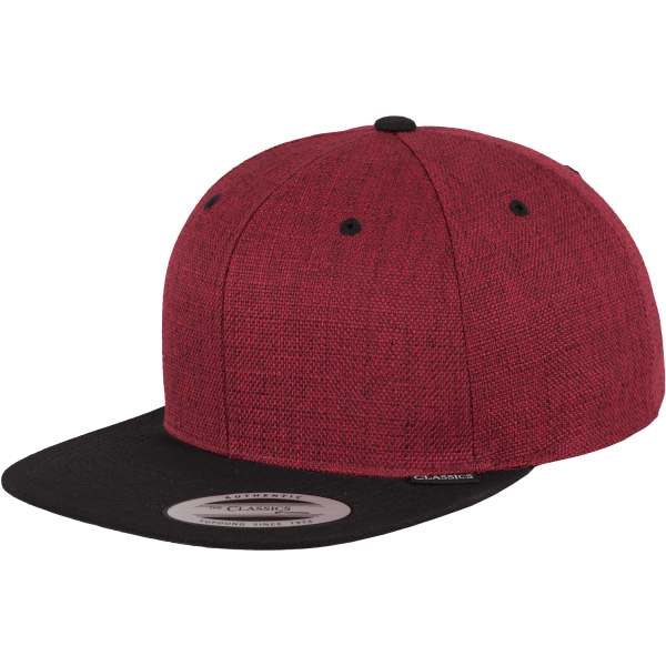Melange 2-Tone Snapback Cap