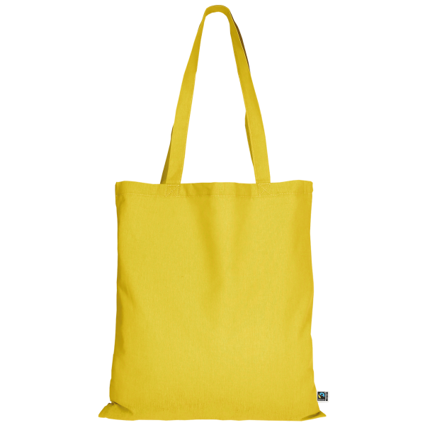 TEXXILLA Tasche aus Fairtrade-zertifizierter Baumwolle mit zwei langen Henkeln
