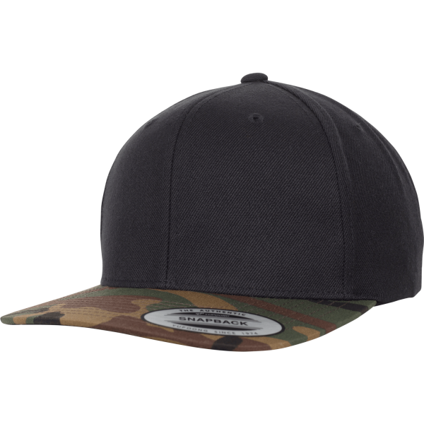 Classic Snapback 2-Tone Camo Cap
