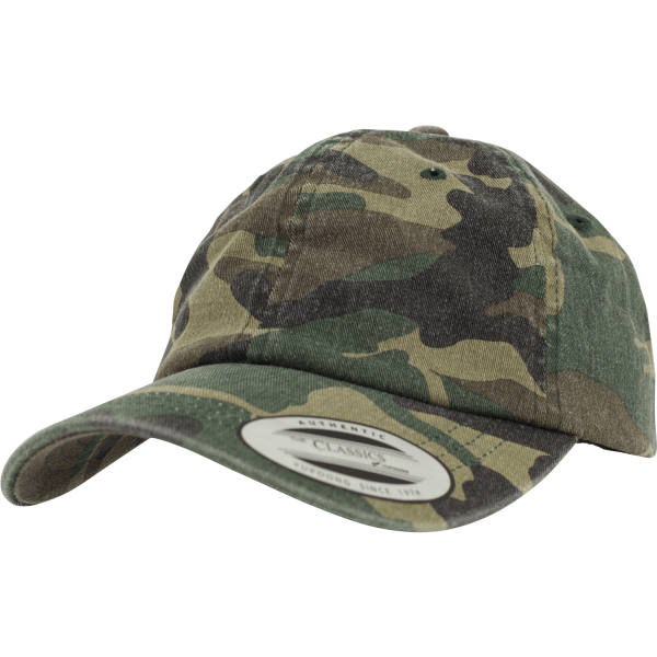 Low Profile Camo Washed Cap