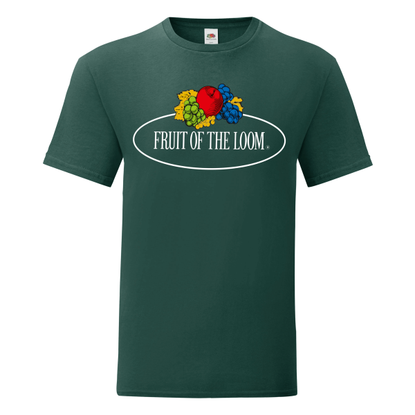 Fruit of the Loom Iconic T-Shirt mit Vintage-Logo