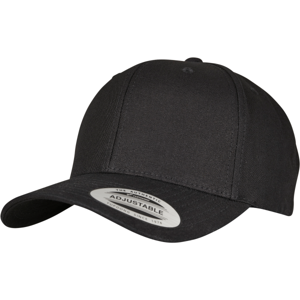 6-Panel Curved Metal Snap Cap