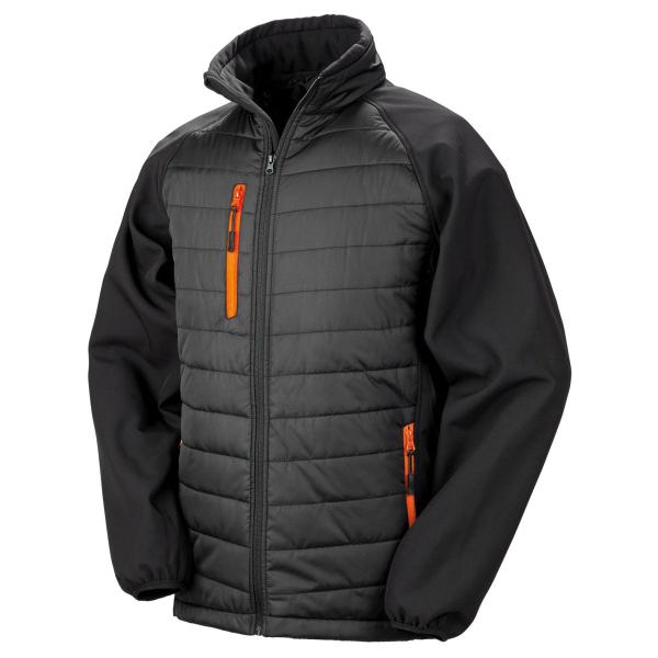 Black Compass Softshell-Steppjacke