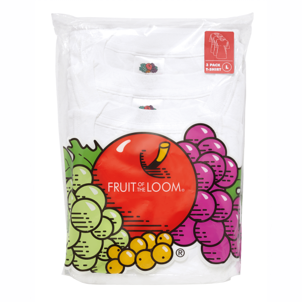 Fruit of the Loom, 3-er Pack, weiß