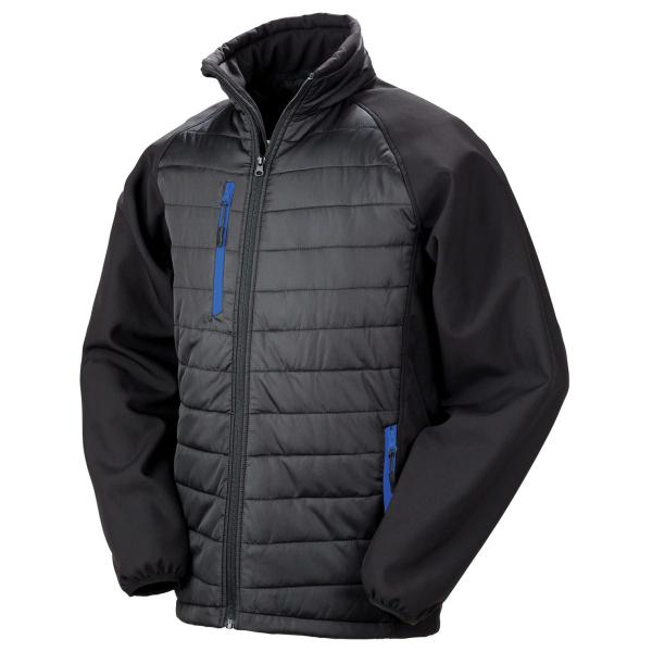 Black Compass Softshell-Steppjacke