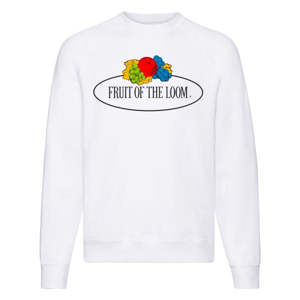 Fruit of the Loom Raglan Sweat mit Vintage-Logo