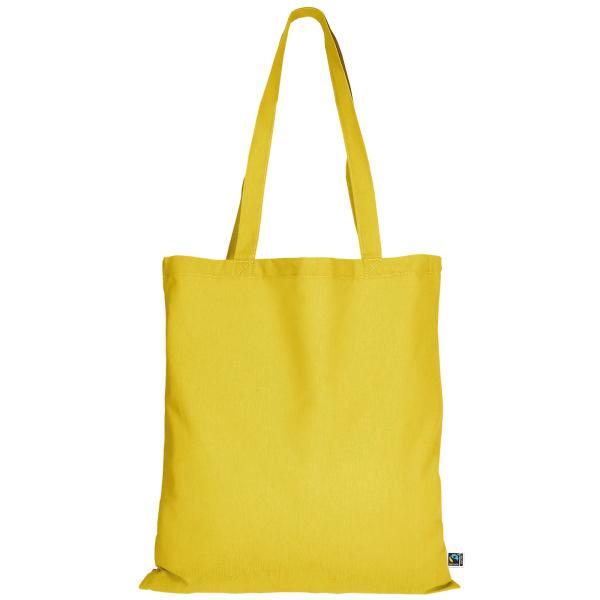 Tasche aus Fairtrade-Baumwolle mit zwei langen Henkeln
