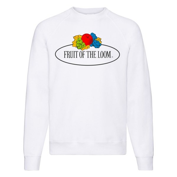 Fruit of the Loom Raglan Sweat mit Vintage-Logo