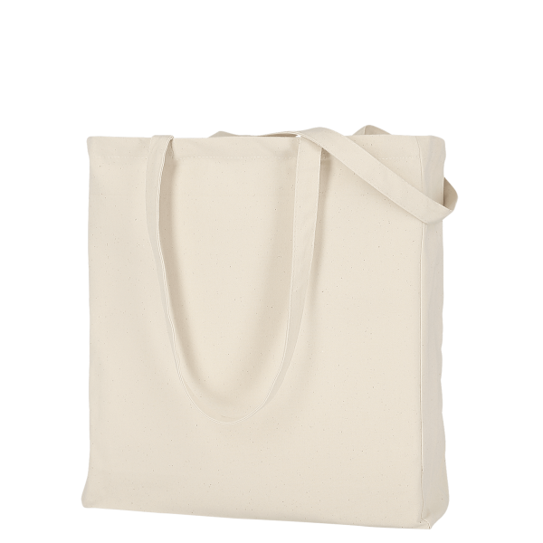 Texxilla Canvas-Tasche mit zwei langen Henkeln, Boden- und Seitenfalte